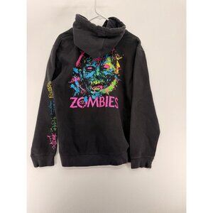 Call Of Duty Zombies Sweatshirt Hoodie Black Mens M Video Game Skull Grunge